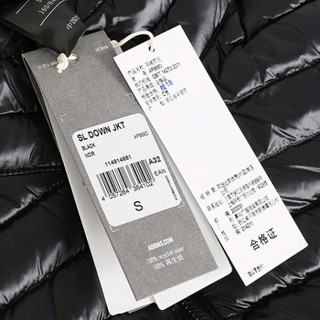 ADIDAS 阿迪达斯 女子训练系列 女 SL DOWN JKT 羽绒服 黑色 AP8680 L