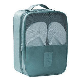 川诺 可套拉杆箱鞋包 旅行便携收纳防水防尘鞋袋整理包手提鞋盒 3303韩国蓝
