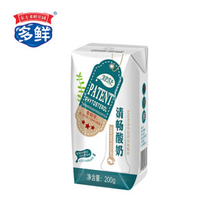 东方多鲜庄园 多鲜酸奶 清畅植物甾醇（zaichun）健康盒装酸奶 200g*10盒