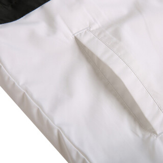 匹克（PEAK）男子风衣短款薄款外套男防风休闲运动服装连帽上衣 DF293021 大白 M
