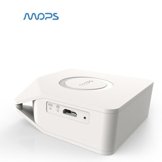 MOPS 智能空气质量PM2.5检测仪 霾表 家用室内车载雾霾表 便携式白色