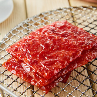 浦之灵 原味猪肉脯300g(6片入)肉铺培根肉干 冷冻烧烤食材
