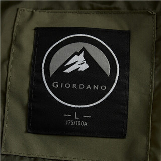 佐丹奴（Giordano） 羽绒 情侣羽绒服冬季情侣版短款90%鸭绒可机洗连帽外套01079712  50葡萄叶绿色 小码