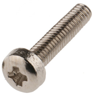 rs pro欧时 镀镍 黄铜 平锥头 机械螺钉 m2.5 x 12mm