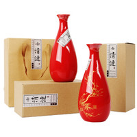 塔牌 绍兴黄酒 清涟  八年手工冬酿  500ml*2瓶 礼盒装 可私人订制(拍10件免费刻字）