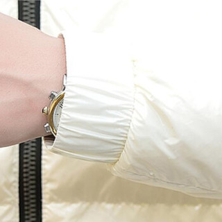 金盾（KIN DON）羽绒服 男2019冬季新款休闲百搭韩版潮流立领加厚保暖外套 QT2009-Y055-2 米白色 XL