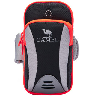 骆驼(CAMEL) 跑步男女通用户外旅行健身运动手机臂套  C8S3M1601 黑色 均码