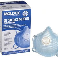 Moldex 2300N95 2300 系列 N95 Particulate *器，中号/大号，10/盒