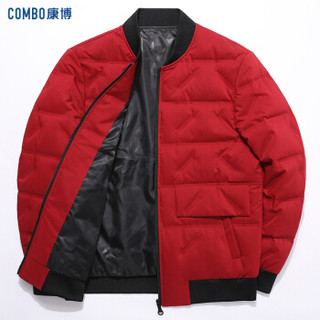 康博 combo 2019新品冬装 休闲羽绒服  C62119020C  红色 185/100A