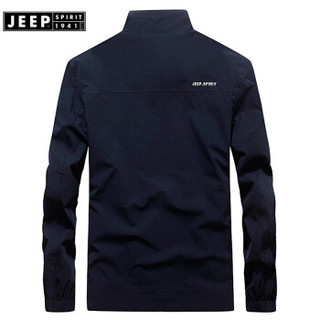 吉普 JEEP夹克男士外套春秋2019新款潮流修身休闲衣服夹克男装 LST2675军绿 M