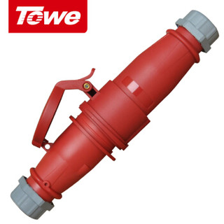 同为（TOWE）16A工业连接器工业插头/机房PDU航空插头5芯公头