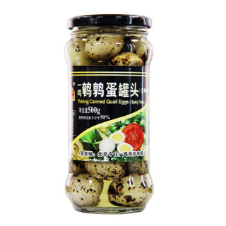 一鸣（YIMING）鹌鹑蛋罐头卤蛋铁蛋五香味熟食休闲零食小吃 500g