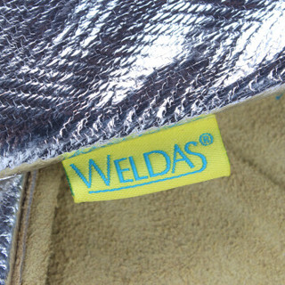 威特仕 / WELDAS 10-2385 耐高温热流反射铝手套CE认证手背反光铝箔反射热流隔热 1副