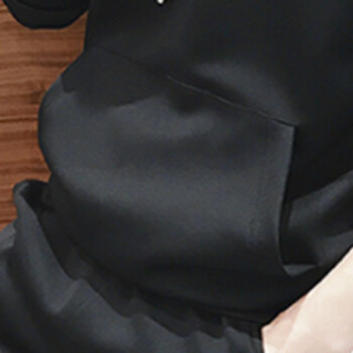 俞兆林（YUZHAOLIN）卫衣套装 男士时尚休闲连帽运动长袖卫衣A102-DS53黑红XL