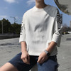 AEMAPE/美国苹果 T恤 七分袖男士夏季百搭休闲字母短袖T恤 APC02 白色 M