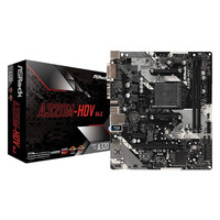 ASRock 华擎 A320M-HDV 主板 + AMD 锐龙 Ryzen 5 1500X CPU处理器 板U套装