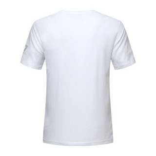 EA7 EMPORIO ARMANI 阿玛尼奢侈品19秋冬新款男士针织T恤衫 6GPT56-PJQ9Z WHITE-1100 M