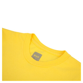 HUF 男士黄色短袖T恤 TS00586-AURORA YELLOW-XL