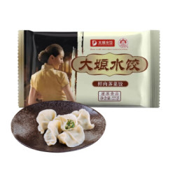 吴大娘 大娘水饺 荠菜猪肉饺 800g(蒸饺 饺子 煎饺 锅贴 早餐食材 火锅食材) *8件