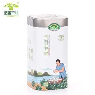 闽榕 茉莉花茶叶 茉莉春豪 福州新茶花草茶绿茶 浓香型 罐装200g