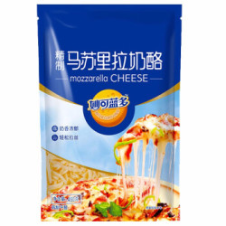 妙可蓝多450g马苏里拉芝士碎奶酪碎干酪丝 披萨皮 焗饭拉丝烘焙原料 *5件