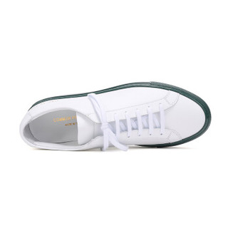 COMMON PROJECTS 男士白色绿色皮革系带板鞋运动鞋 2162 0590 41码