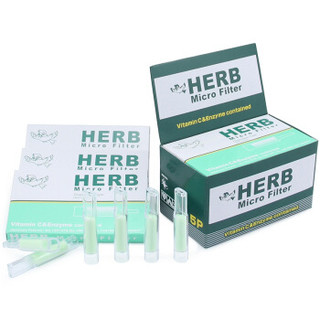 日本绿小鸟HERB 原味一次性抛弃型烟嘴（5盒X10支)装