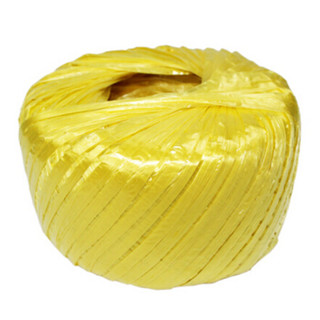 伏兴 KS-100Y 大卷捆扎绳100m 打包绳塑料撕裂绳包装绳塑料绳尼龙捆扎绳 黄色x20卷