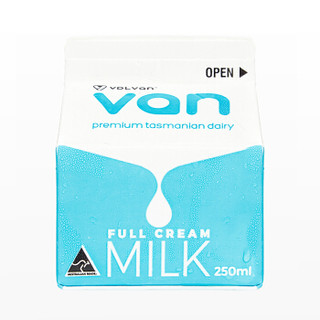 Van 澳大利亚原装进口 巴氏杀菌 低温鲜牛奶 250ml*24盒月卡（电子卡）