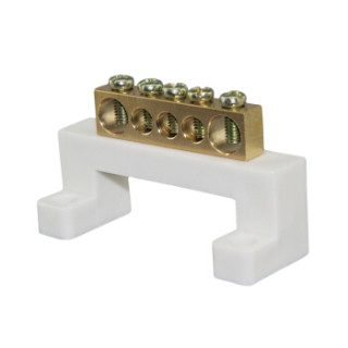 商品零地排5孔 零线排零地排5位8*13接零接线排大电流5孔 接零铜端子