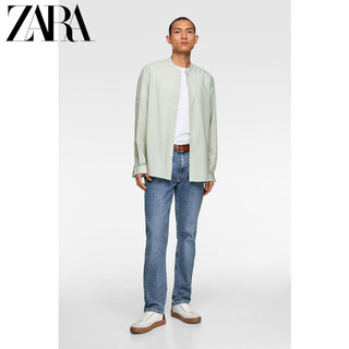 限尺码：ZARA 06608333526-25  男装绊带装饰衬衫