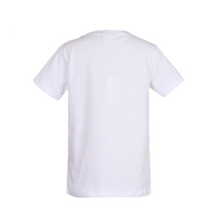 FENDI KIDS 芬迪 奢侈品童装 男童白色棉质眼睛图案短袖T恤 JUI002 7AJ F0QA0 10A/10岁/155cm