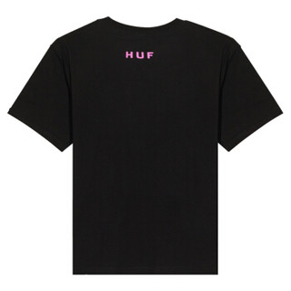 HUF 男士黑色短袖T恤 TS00586-BLACK-M