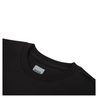 HUF 男士黑色短袖T恤 TS00586-BLACK-M