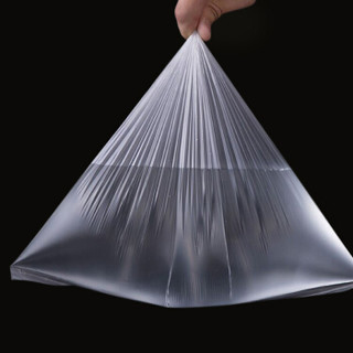 真居（zhenju） 平口购物袋塑料垃圾袋包装袋搬家打包袋防水防潮防尘袋礼品储物收纳袋50*80cm50只装6丝