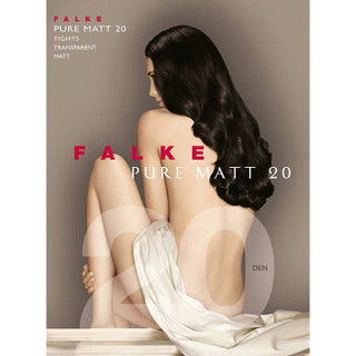 FALKE 德国鹰客 Pure Matt 20D薄透明哑光春夏连裤袜丝袜 crystal(浅肤色) L 40120-4409