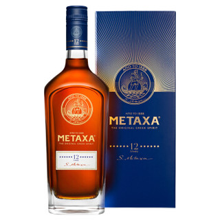 METAXA 迈夏尔 琥珀烈酒 12星配制酒礼盒 700ml