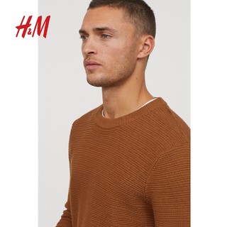 H&M  0765362__5 男士圆领针织衫
