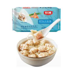 合口味虾仁小云吞600g(约90个 馄饨/云吞 早餐点心 火锅 饺子) *7件