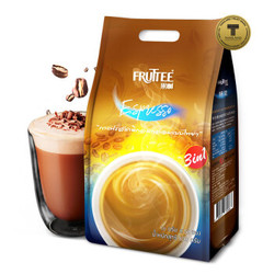 FRUTTEE 果咖 泰国原装进口 特浓咖啡 少糖特浓三合一咖啡（16g*50条）