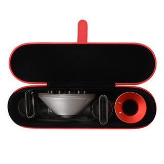 BUBM 戴森吹风机收纳盒整理盒子dyson电吹风配件硬壳盒便携保护套 HD01红色