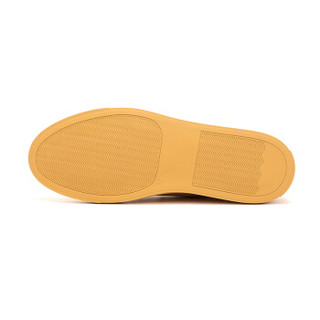COMMON PROJECTS 男士黄色绒面皮革系带板鞋运动鞋 2152 1074 42码