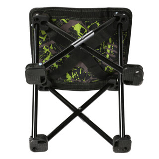凯速折叠椅便携式小凳子 简易钓鱼椅 户外休闲马扎 多功能小马扎 迷彩绿 35