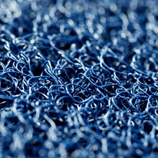 3M 朗美6050+标准型有底地垫（蓝色0.4m*0.6m） 防滑防霉环保阻燃除尘圈丝地垫 可定制尺寸异形图案LOGO