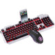 灵蛇 键盘鼠标套装 可切换多色背光 MK320黑色