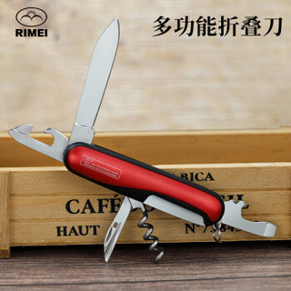 金达日美 RIMEI 多功能刀折叠刀军刀军具不锈钢小刀（6种功能） RM5756