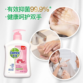 滴露 Dettol 健康抑菌洗手液 滋润倍护 （500g送300g）×4套 礼盒 易冲洗