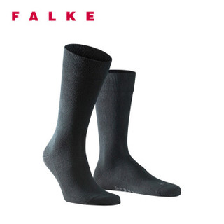 FALKE 德国鹰客 Sensitive London精梳棉防滑舒适袜口中筒男袜 黑色black 43-46 14616-3000