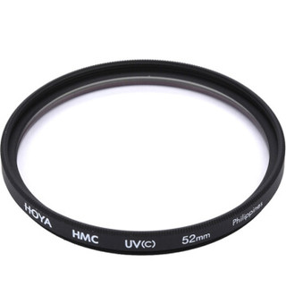 保谷（HOYA）uv镜 滤镜 UV镜  52mm HMC UV（C） 专业多层镀膜超薄滤色镜