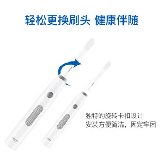 超人（SID） 电动牙刷头RP50两只装成人震动牙刷头2支装适配IPX7级防水牙刷RT700/703